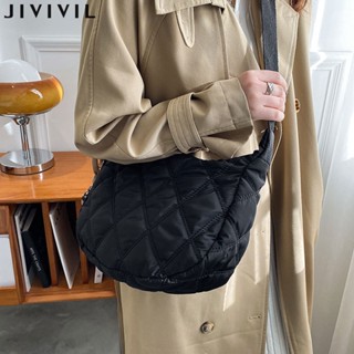 JIVIVIL ·เด็กหญิงกระเป๋า crossbody ใบเดียวความจุขนาดใหญ่ของประเทศเกาหลีผ้าตาข่ายปักตาข่ายแฟชั่นผ้าตาข่ายสีแดง