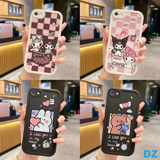 เคส iPhone 6 6S 7 8 PLUS SE 2020 SE 2022 ภาพวาดสีน้ำมันน่ารักกรณีโทรศัพท์ XXXPN