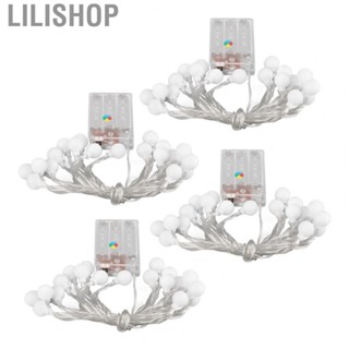 Lilishop 4 Strings  String Lights 80LED Ambience Round String Lights With Two Modes