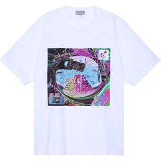 เวรเอ้ย  โชคดี   เสื้อยืดแขนสั้น พิมพ์ลาย CAV EMPT C.E CAVEMPT ENHANCEMENT EARTH PYRAMID PSYCHEDELIC สําหรับผู้ชาย