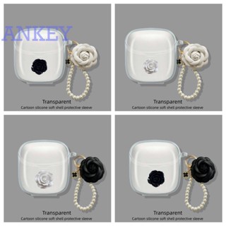 for JBL Tune Flex / 225TWS / T220 Transparent Cover camellia T225 220TWS 225 220 Earphone Silicone Case Earbuds Soft Protective Headphone Headset Skin