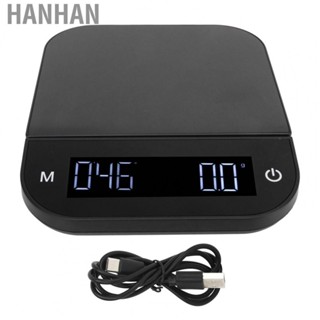 Hanhan Baking Scale  Sensitive Coffee Scale Portable  0.1g Manual Automatic  for Home