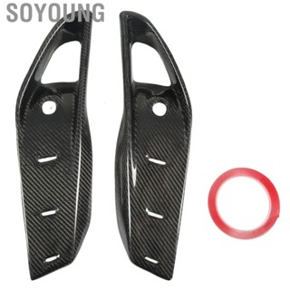 Soyoung Bumper Fog Lamp Frame  Clear Texture 2PCS Exquisite Craftsmanship Fog Light Frame  for Car