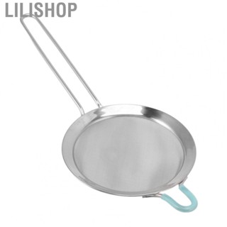 Lilishop Fine Mesh Strainer Flour Colander  Grade Long Handle for Kitchen