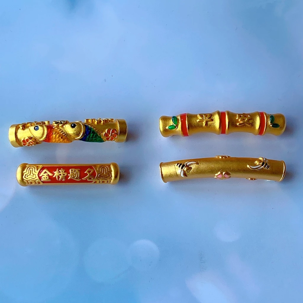 เครื่องประดับ สร้อยคอ สร้อยข้อมือ แฮนด์เมด สีทอง สไตล์โบราณ diy thumbnail 9