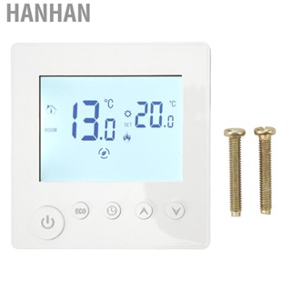 Hanhan Floor Heating Thermostat  AC 90V-240V Timing Function Easy Operation Programmable Digital Display Home Heating Controller Energy Saving  for Room