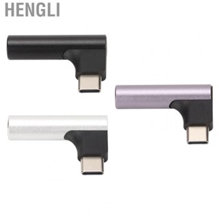 Hengli USB C To 3.5mm Headphone Adapter Type C Aux DAC  Stereo Mic FER