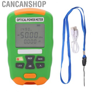 Cancanshop Fiber Optic Power Tester  High Accuracy Sensitive  850‑1650nm 50‑26dBm Optical Power Meter  for