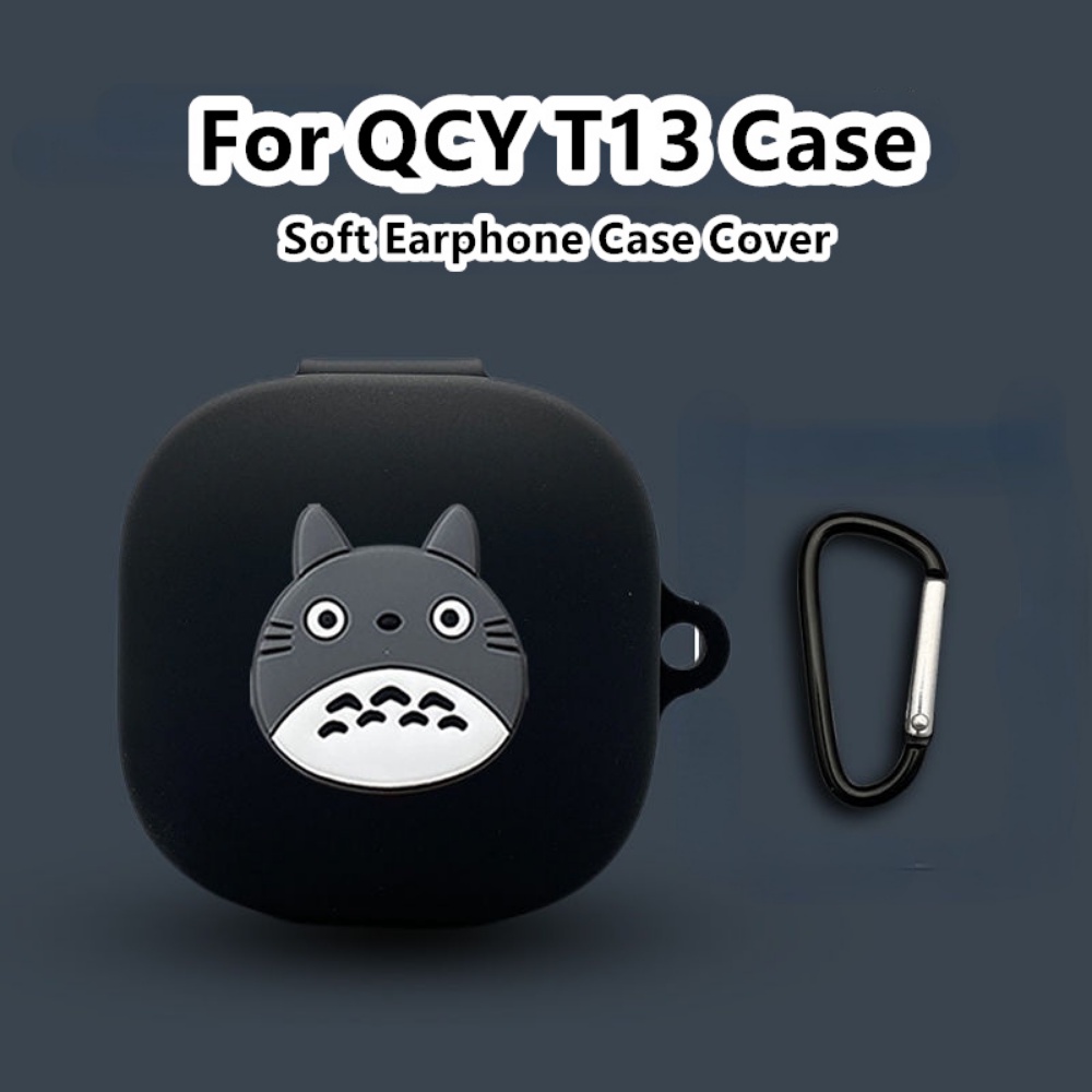 สําหรับ QCY T13 กรณีการ์ตูนเรียบง่ายสําหรับ QCY T13 ปลอกหูฟังแบบนุ่มฝาครอบ