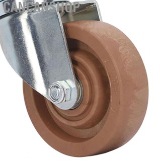 Cancanshop Caster Wheel  Thickened Rivet Easy To Install Caster 4 Inch Hard Wearing Nylon  for Cart