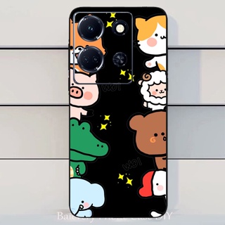 เคสโทรศัพท์ซิลิโคน TPU แบบนิ่ม ลายกระต่ายน่ารัก สําหรับ Infinix Note 30i 30 4G 5G 30 Pro