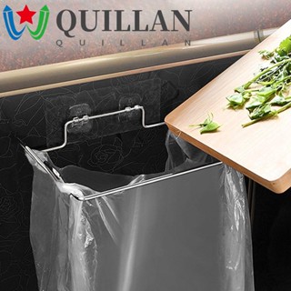 Quillan ชั้นวางถังขยะ สเตนเลส สําหรับแขวนถุงขยะ ขาตั้งอุปกรณ์ครัว ชั้นเก็บถุงขยะ