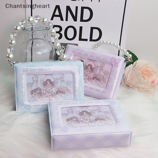 &lt;Chantsingheart&gt; สมุดอัลบั้มรูปภาพ ไอดอล การ์ด ซองจดหมาย ไข่มุก ขนาดเล็ก DIY ลดราคา