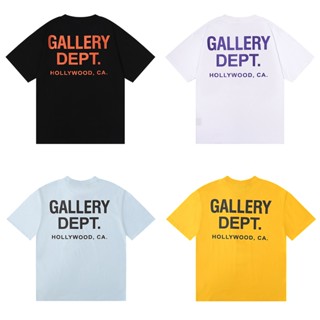 สินค้าพร้อมส่ง ! เสื้อยืดแขนสั้น พิมพ์ลายโลโก้ GALLERY DEPT แนวสตรีท แฟชั่นฤดูร้อน สไตล์คลาสสิก สําหรับผู้ชาย และผู้หญิง