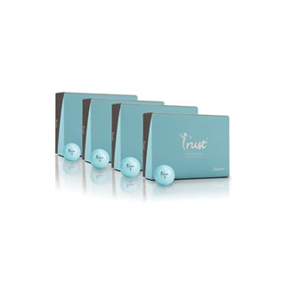 Trust Trust ลูกกอล์ฟออโรร่า แกนปฏิกิริยา 3 ชิ้น (Tour Series) เคลือบมุกคริสตัลออโรร่า สีฟ้า