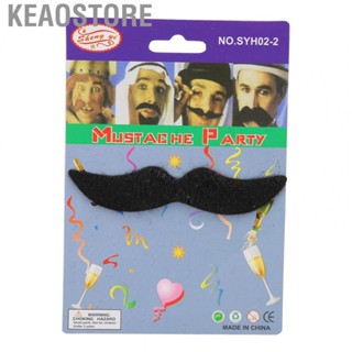 Keaostore Halloween Mustache Fake Black for Christmas Office Celebrations School Drama Family