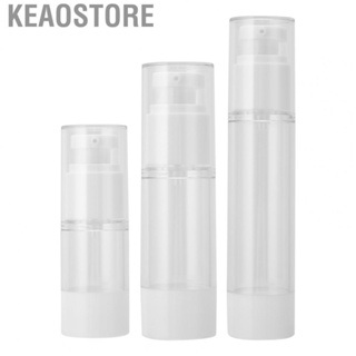 Keaostore Disposable Beauty And  Refillable Travel Pump Bottle Transparent Lotion Container Plastic Cotton