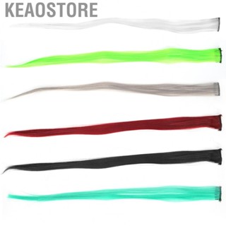 Keaostore Straight Hairpiece  Multiple Use One Piece Suits Fashionable Appearance  for Hairdressing