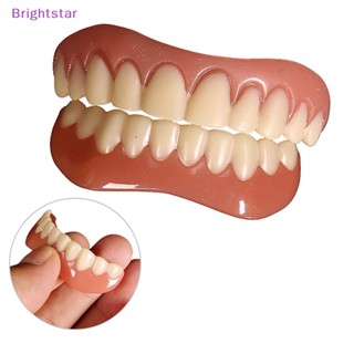 Brightstar ใหม่ ฟันปลอมวีเนียร์ บน ล่าง เครื่องสําอาง สําหรับผู้หญิง และผู้ชาย ดูแลช่องปาก