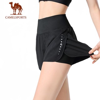 CAMEL SPORTS โยคะ ผู้หญิง วิ่ง กางเกงขาสั้น แห้งเร็ว ออกกําลังกาย ฟิตเนส กีฬา ยิม ชายหาด ระบายอากาศ Homewear