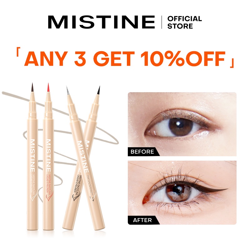 Mistine 4 Colours Multi-Use Beauty Lying Silkworm Eyeshadow Pencil 0.7g