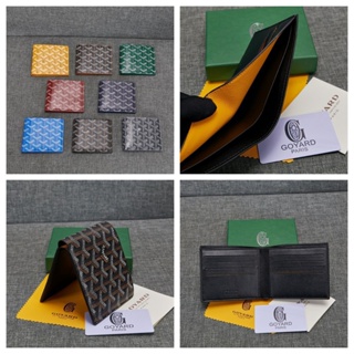 Bifold &amp; trifold กระเป๋าสตางค์หนัง ใบสั้น สําหรับผู้ชาย