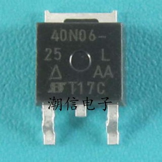 ทรานซิสเตอร์มอสเฟต SUD40N06-25L SUD40N06 40N06 40N06-25L TO-252 30A 60V ของแท้ 100% สําหรับรถยนต์ 10 ชิ้น