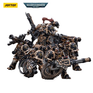 พร้อมส่ง ของแท้ JOYTOY Warhammer โมเดลหุ่นยนต์ Warhammer 40k Black Legion Havocs Champion Brother Slael 1/18 ของเล่น ของขวัญ สําหรับเด็ก