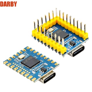 DARBY บอร์ดไมโครคอนโทรลเลอร์ Raspberry Pi Dual-core Cortex M0 PICO ไม่มีหัวแร้ง RP2040-Zero RP2040 สีฟ้า