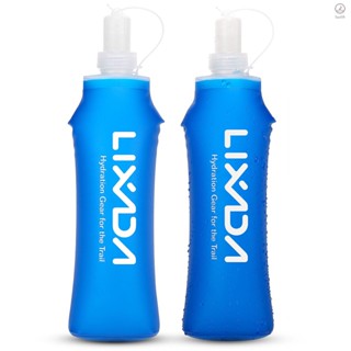 Outsrx Lixada ขวดน้ําดื่ม แบบนิ่ม พับได้ ไร้ BPA ขนาด 500 มล. สําหรับวิ่ง เดินป่า ขี่จักรยาน 1 ชิ้น 2 ชิ้น