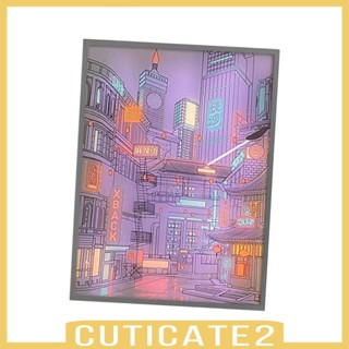 [Cuticate2] โคมไฟกลางคืน LED เปลี่ยนสีได้ เสียบปลั๊ก สําหรับติดผนัง ห้องดู