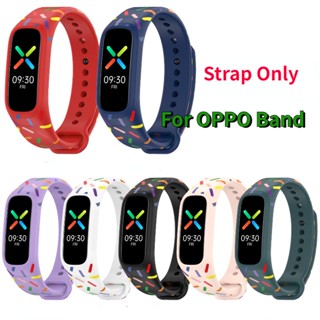 (เฉพาะสายคล้อง) สําหรับ OPPO Band สายรุ้ง