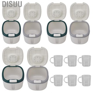 Disuu Cover Rice Bucket  Stackable Airtight Rice Container Odorless Bug Proof  for Cereals for Flour