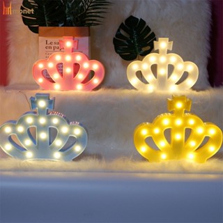 ตกแต่งห้องเด็ก Creative Modeling Light Crown Led Night Light ห้องนอนเด็ก Christmas Night Light ตกแต่งงานแต่งงาน molisa