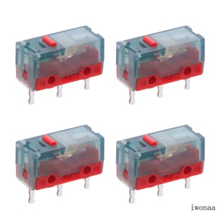 Iwo ไมโครสวิตช์เมาส์ DMP1101 Red Dot 50M Clicks 75gf แบบใส