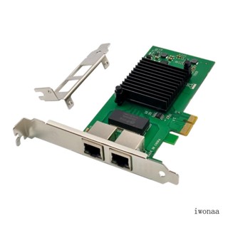 Iwo การ์ดเซิร์ฟเวอร์อีเธอร์เน็ต NH82580 2xRJ45 PCI-Express Gigabit สําหรับ NIC 2P