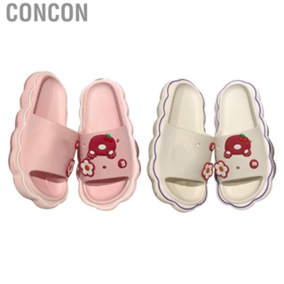 Concon Cartoon Bear Bathroom Slippers  Safe Summer Soft Quick Drying Lovely Portable for Home Bedroom