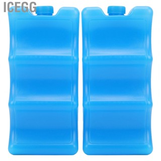 Icegg 2Pcs Breastmilk Ice Pack Contoured Shape Reusable Box For