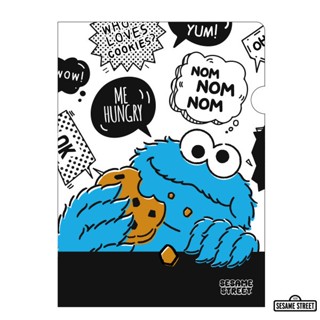 Se-ed (ซีเอ็ด) : SST- Cookie Monster A4 file folder W22.5xH31 cm.