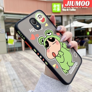 เคสโทรศัพท์มือถือ แบบใส ขอบสี่เหลี่ยม กันกระแทก ลายการ์ตูนชินจังซน สําหรับ Xiaomi MI Redmi Note 2