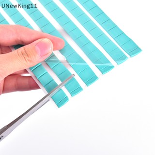 Unewking กาวติดเล็บ นํากลับมาใช้ใหม่ได้ สีฟ้า สีขาว สําหรับตกแต่งเล็บ