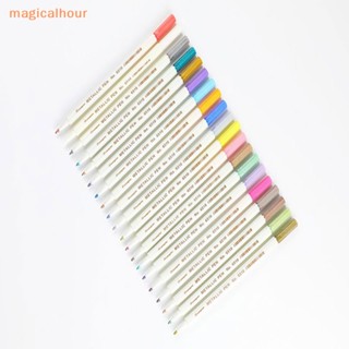 Magicalhour^^ ปากกามาร์กเกอร์อะคริลิค 20 สี สําหรับเขียนบนหินแก้ว