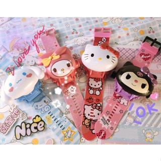 Sanrio Melody Kuromi Cinnamoroll Pom Pom Purin นาฬิกาข้อมือ ลายการ์ตูน 24 ภาพ สําหรับเด็ก (8.1)
