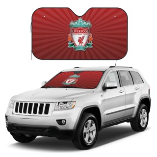 ม่านบังแดดกระจกรถยนต์ Liverpools สําหรับรถยนต์ รถบรรทุก SUV-Blocks Rays Sun Visor Protector ช่วยให้ยานพาหนะของคุณเย็นสบาย