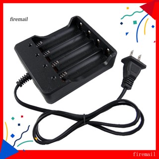 [FM] อุปกรณ์ชาร์จแบตเตอรี่ลิเธียม 4.2V 4 ช่อง ปลั๊ก EU US 18650 ชาร์จเร็ว