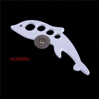 ALISOND1 อุปกรณ์ที่เปิดขวดนม ด้ามจับพลาสติก รูปปลา พร้อมล้อขัด สําหรับพยาบาล