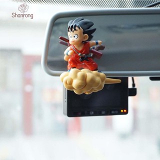 Shanrong ตุ๊กตาหน้ารถ โมเดลฟิกเกอร์ PVC รูปอาหรับ Aksesuar Funny Goku พร้อมถ้วยดูด สําหรับตกแต่งภายในรถยนต์