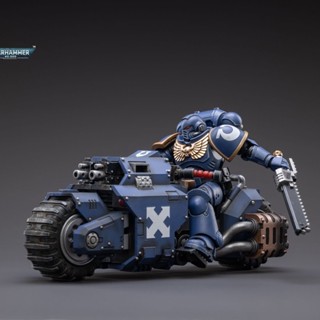 Joytoy ฟิกเกอร์ Warhammer 40K Extreme Warrior Pioneer Dark Source Warhammer ขนาด 12 ซม. สําหรับรถจักรยานยนต์