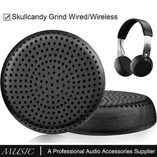 ฟองน้ําหูฟังบลูทูธไร้สาย หนังนิ่ม แบบเปลี่ยน สําหรับ Skullcandy Grind