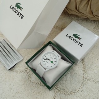 Lacoste (ไม่มีกล่อง) ของแท้ นาฬิกาข้อมือ แบรนด์ Us สําหรับผู้ชาย และผู้หญิง (นําเข้า)